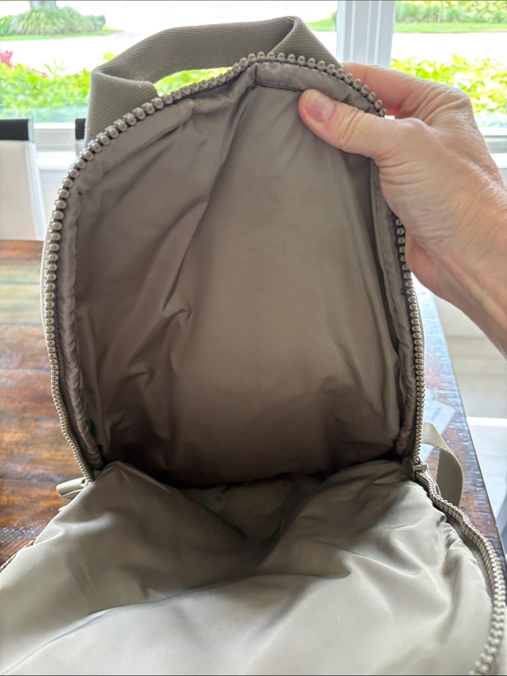 Dagne Dover Backpack in Taupe Neutral - Picture 8 of 14